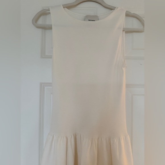 Reformation White Ribbed Top - Picture 6 of 9